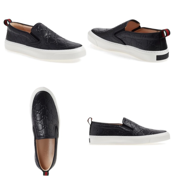 Mens Gucci Signature slip-on sneakers | GUCCI \'Skate\' Slip-On Sneaker
